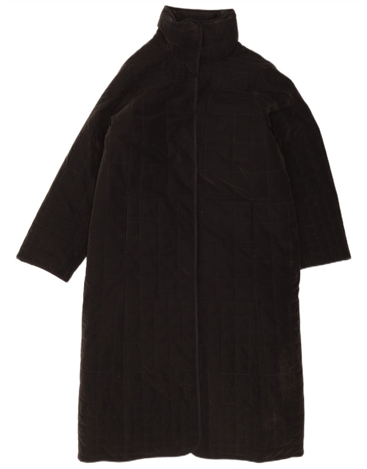 Desigual damski pikowany płaszcz z podszewką UK 18 XL, czarny poliester