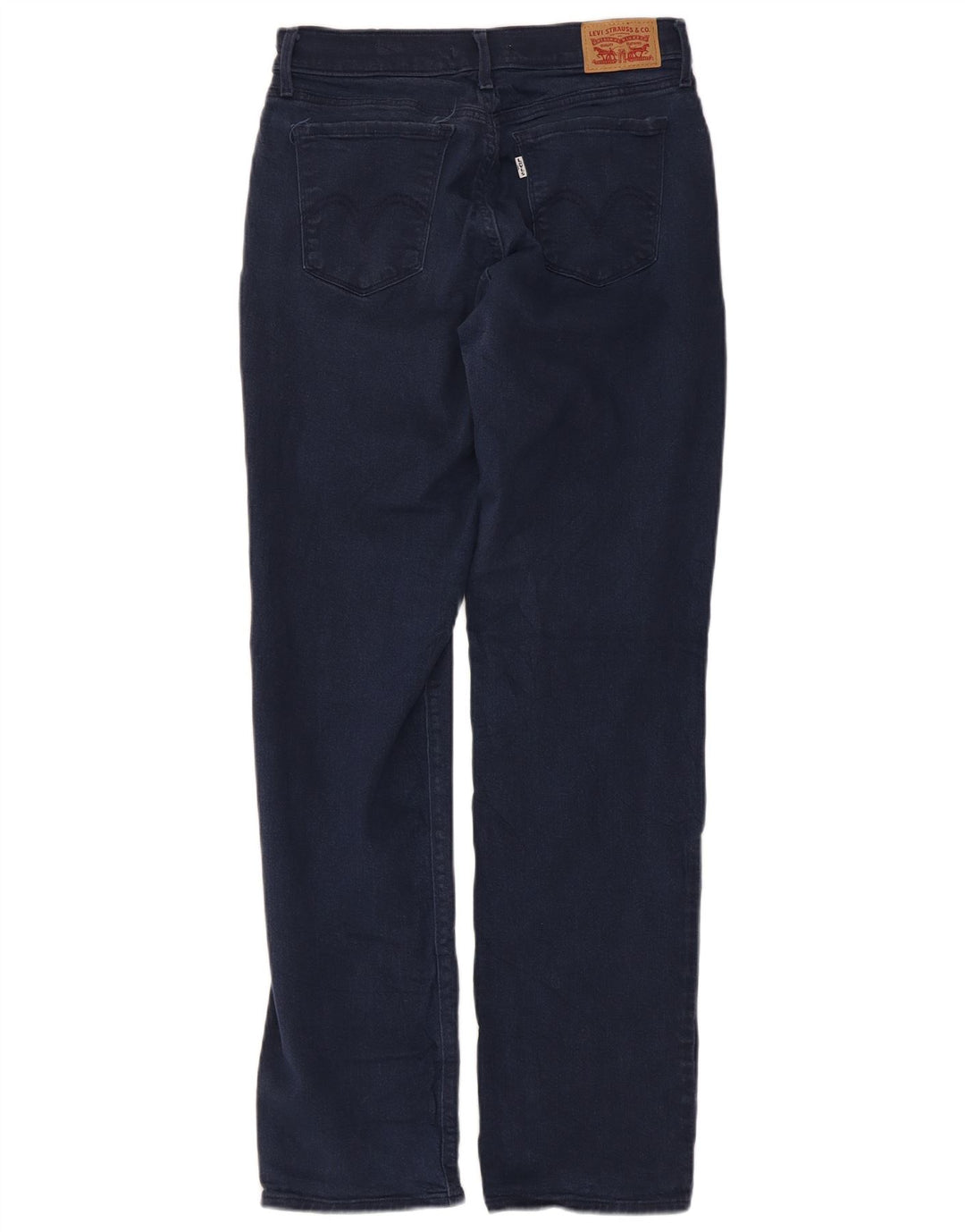 Damskie dżinsy Levi's 505 Straight W27 L30 Granatowa bawełna