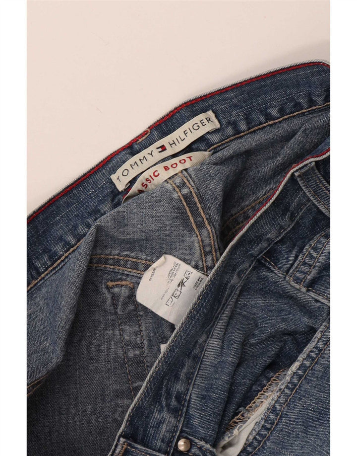 Damskie klasyczne jeansy Bootcut Tommy Hilfiger W36 L30 Niebieskie bawełniane