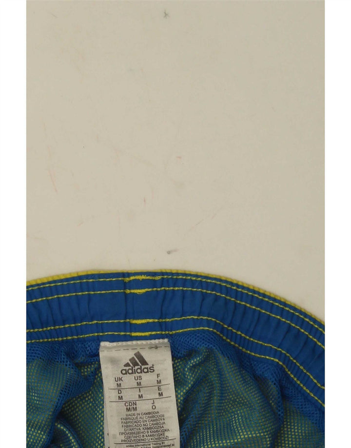 Męskie spodenki kąpielowe Adidas, średni żółty nylon