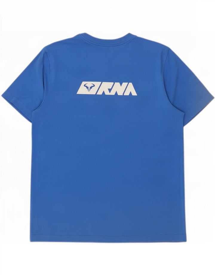 Męski T-shirt Nike Rafa Graphic Top, średni niebieski, bawełniany