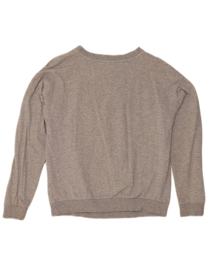 Damska bluza Adidas Graphic Oversized Sweter UK 8 Small Grey Cotton