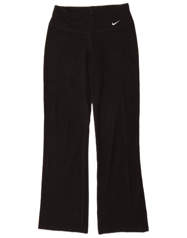 Damskie spodnie dresowe Nike Dri Fit Flare UK 10, małe czarne