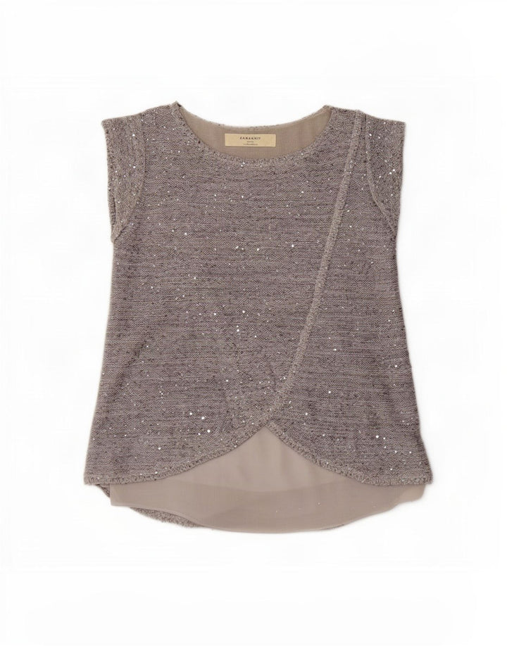 Bluzka damska Zara Top UK 10 Small Grey Flecked