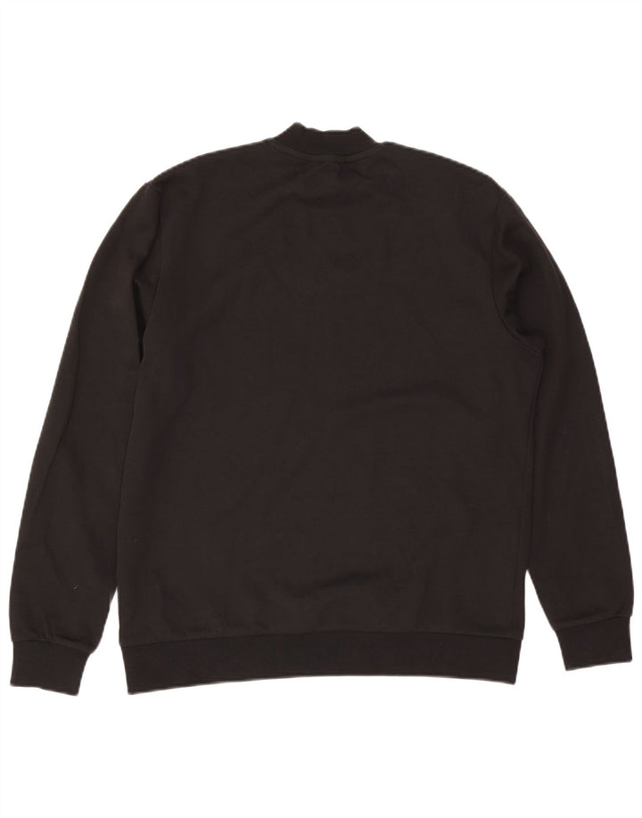 Męski sweter Zara, mały, czarny, bawełniany