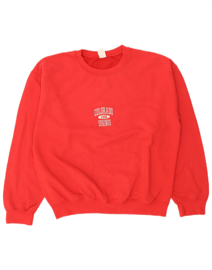 Męska bluza z grafiką Urban Outfitters, mała czerwona