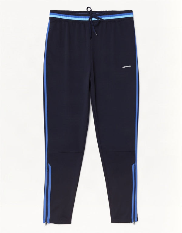 Męskie spodnie dresowe Adidas Climacool, duże, granatowe, z poliestru