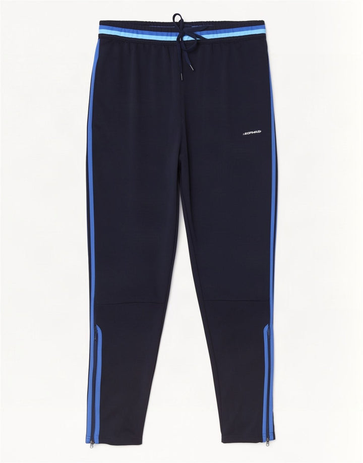 Męskie spodnie dresowe Adidas Climacool, duże, granatowe, z poliestru