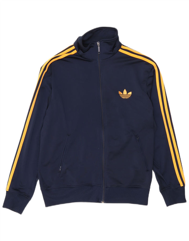 Adidas Męska bluza dresowa, średnia granatowa, poliester