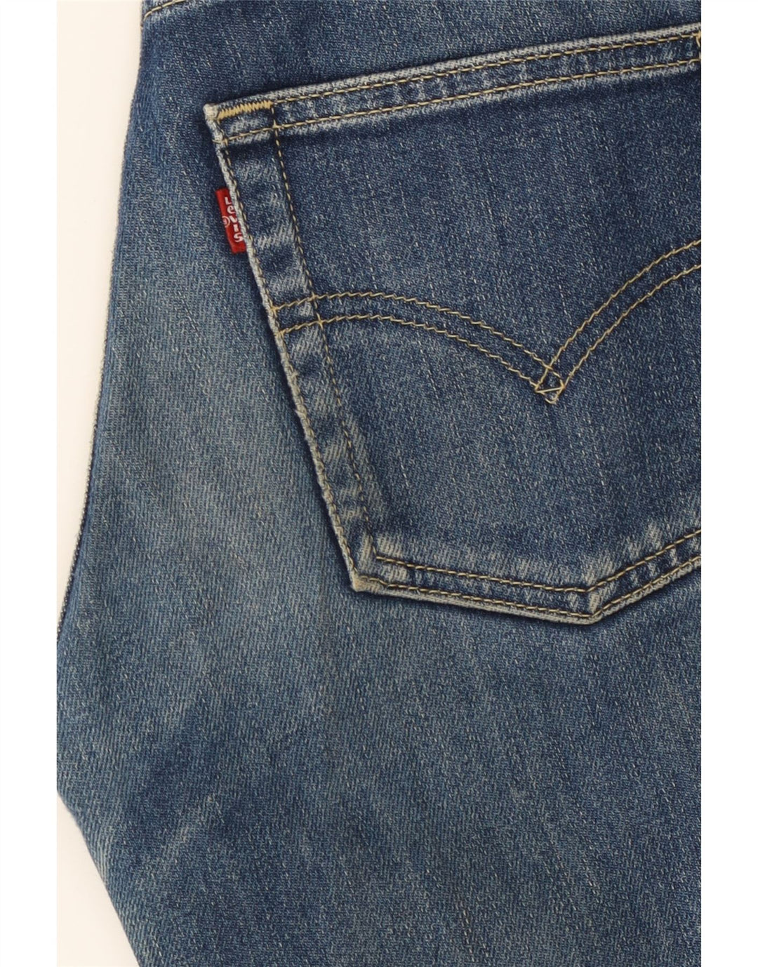 LEVI'S Womens Cropped Jeans W28 L27 Blue Cotton Vintage Levi's and Second-Hand Levi's from Messina Hembry 