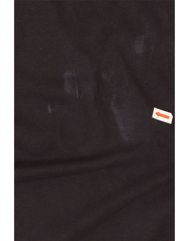 Męski T-shirt z grafiką Gant New Haven, średni czarny, bawełniany