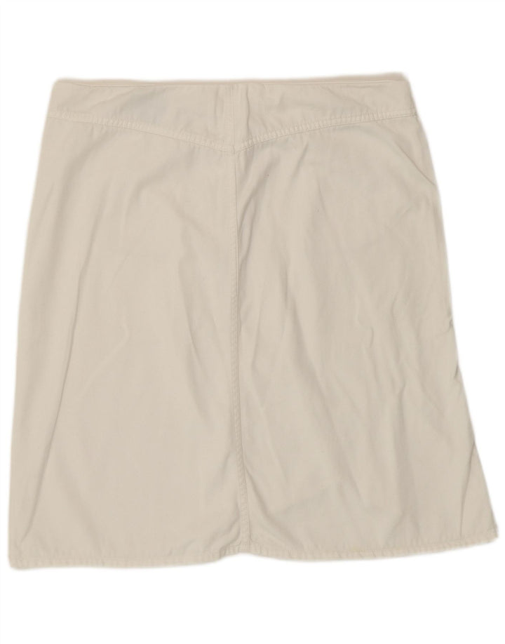 Damska spódnica jeansowa Diesel W31 Średnia biała bawełna