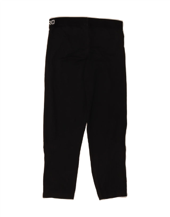 NIKE Womens Dri Fit Graphic Leggings UK 14 Medium  Black Polyester Vintage Nike and Second-Hand Nike from Messina Hembry 