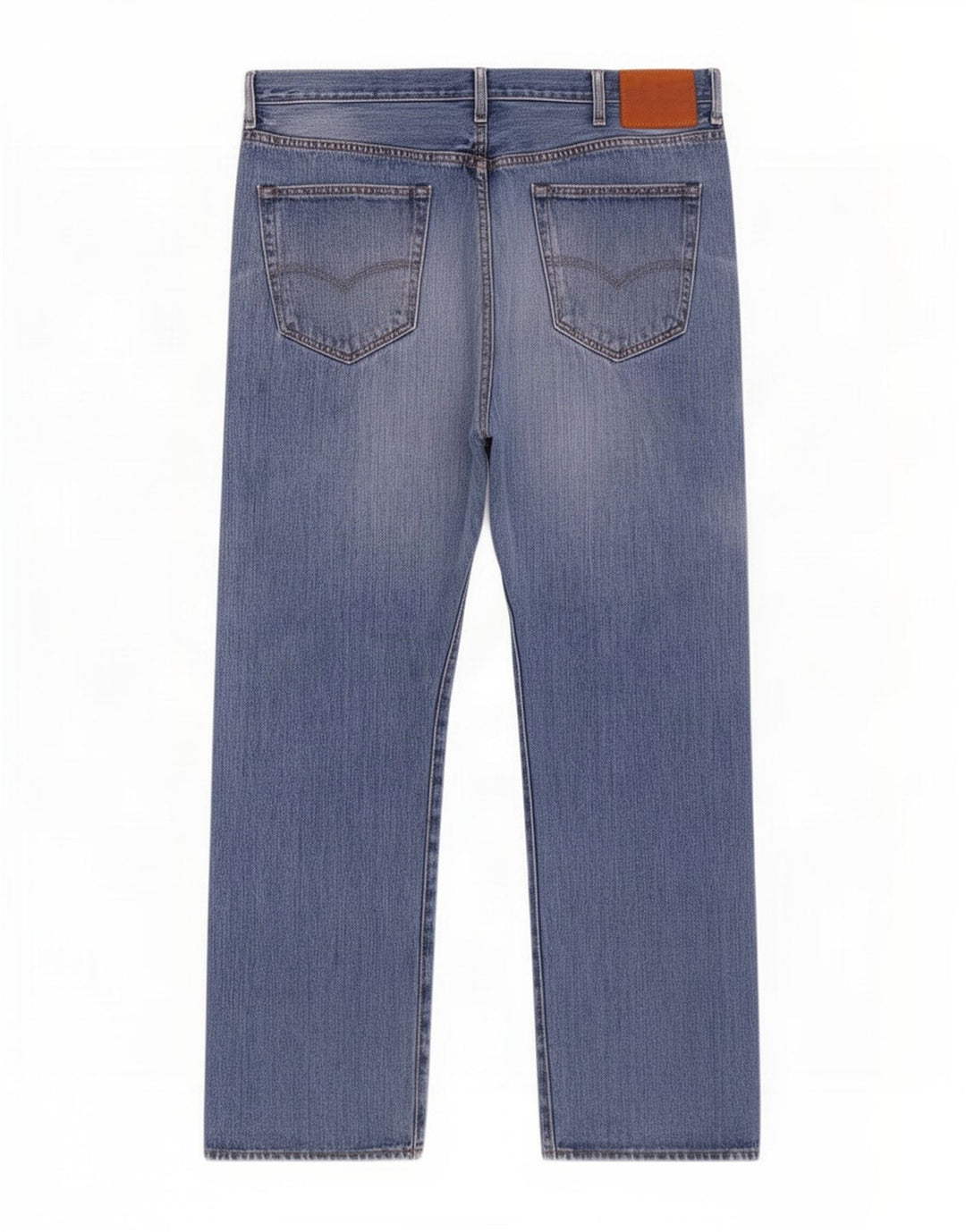 Męskie proste dżinsy Levi's W40 L32 Niebieskie bawełniane