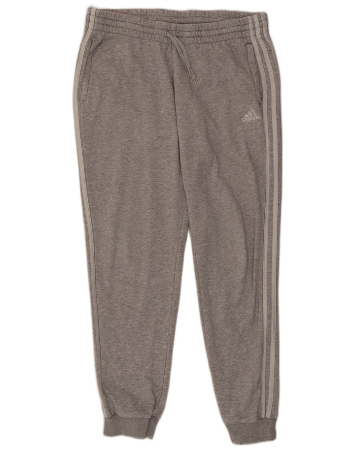 Damskie spodnie dresowe Adidas, duże, szare