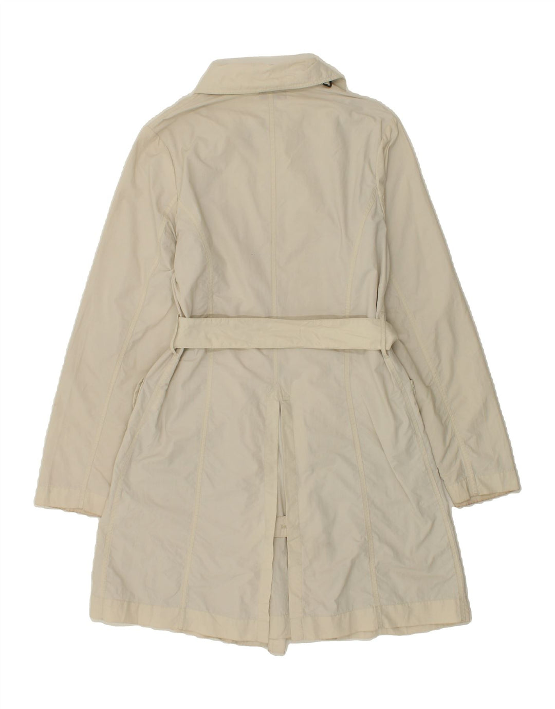 MAX & CO. Womens Trench Coat UK 10 Small Beige Nylon Vintage Max & Co. and Second-Hand Max & Co. from Messina Hembry 