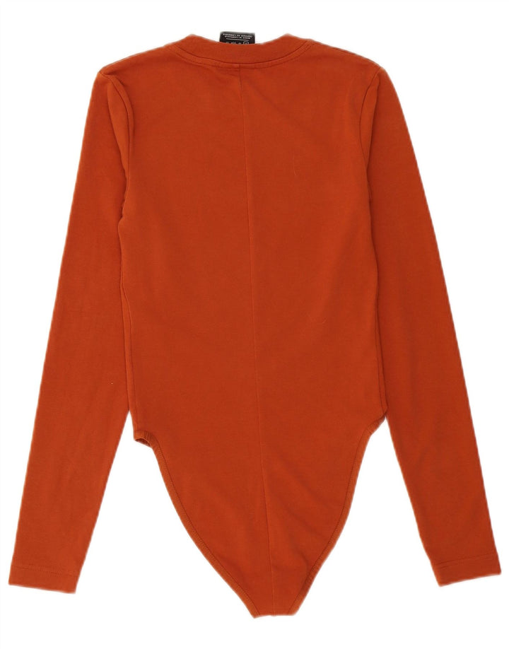 Damskie body graficzne Nike UK 6 XS, pomarańczowe, bawełniane