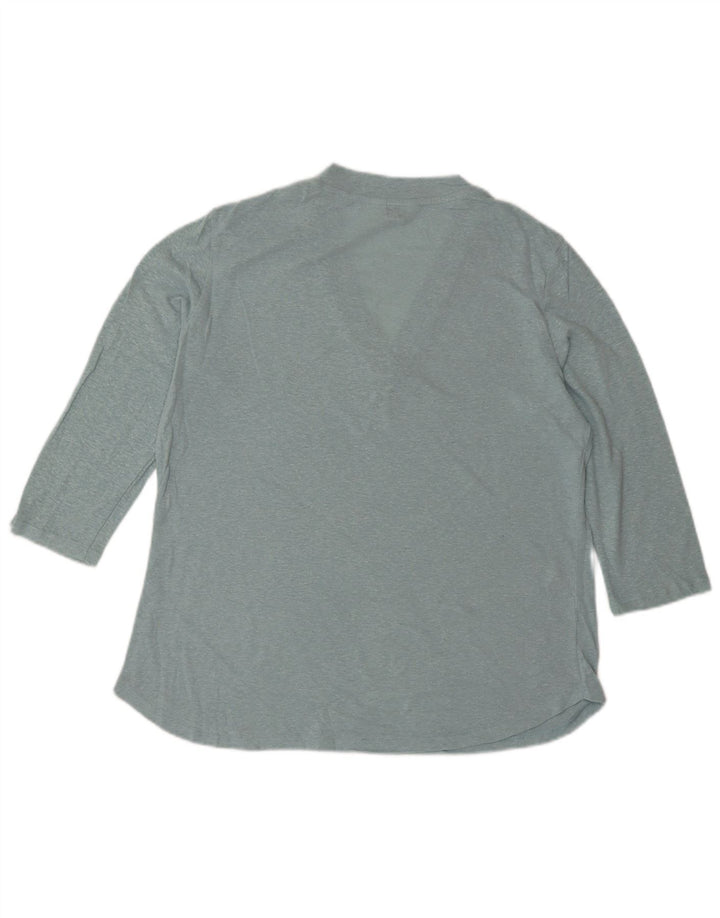 Damski top oversize ORVIS z rękawem 3/4, UK 10, mały niebieski