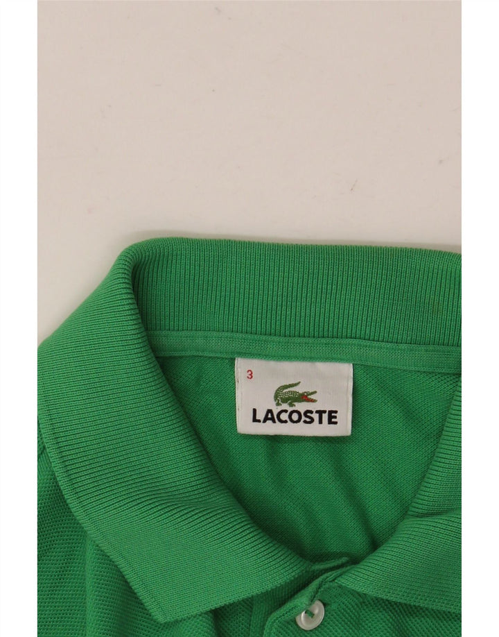 Męska koszulka polo LACOSTE, rozmiar 3, mała, zielona