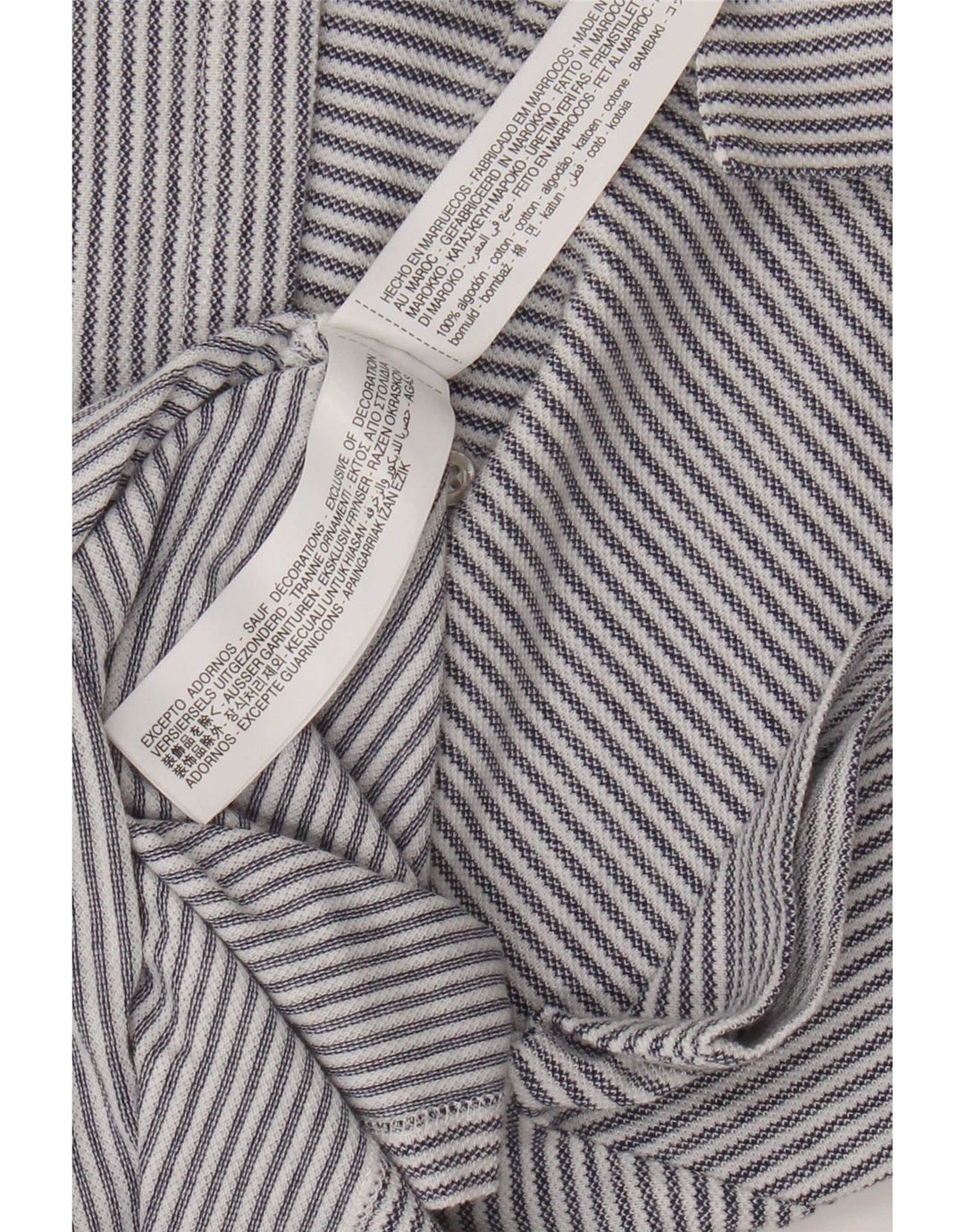Męska koszulka polo Massimo Dutti, bawełniana, w kolorze średniego niebieskiego w prążki