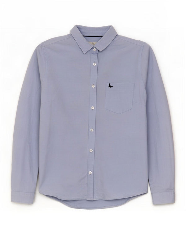 Koszula damska Jack Wills o klasycznym kroju UK 10, mała, niebieska, bawełniana