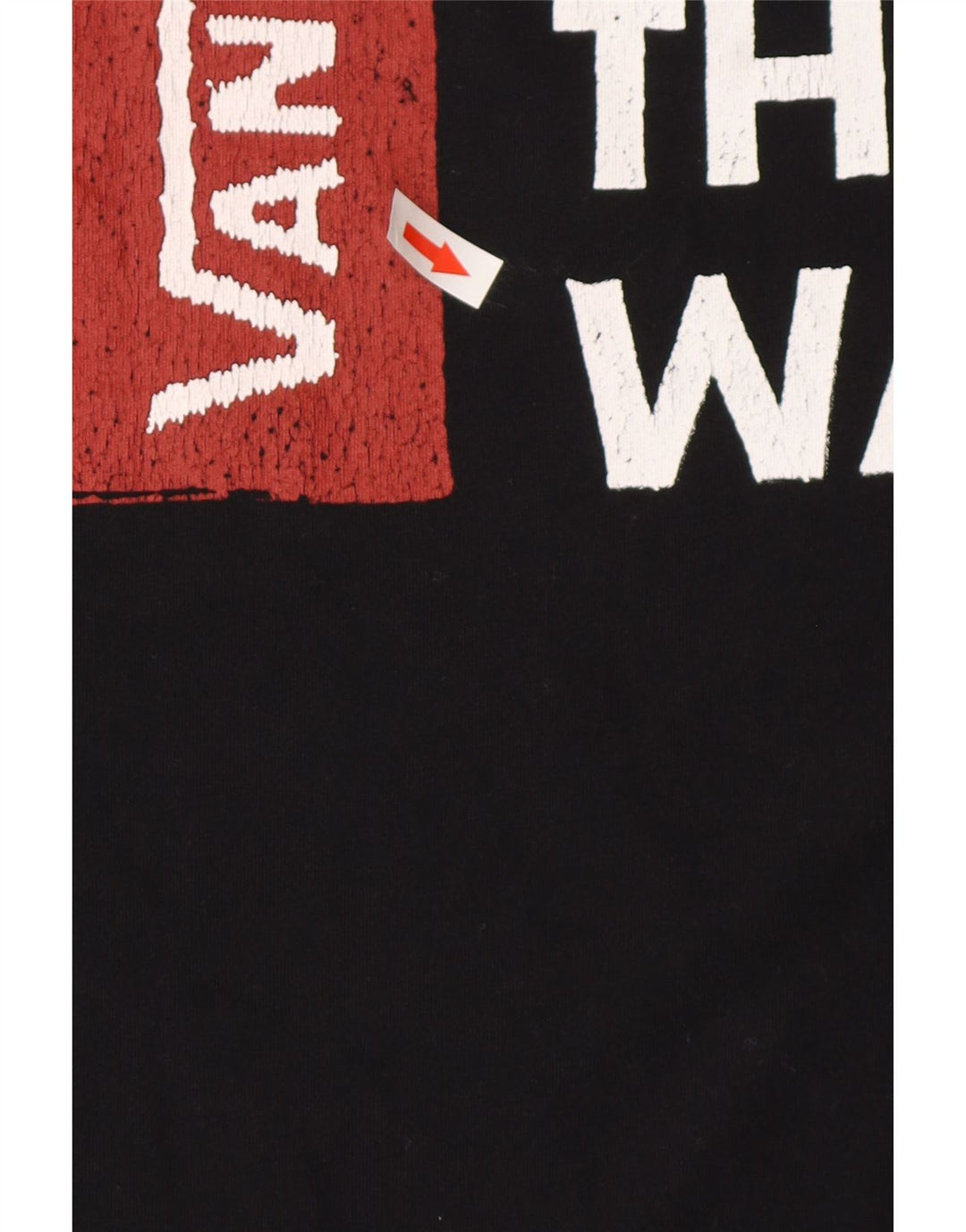 Męski T-shirt z grafiką Vans, średni czarny, bawełniany