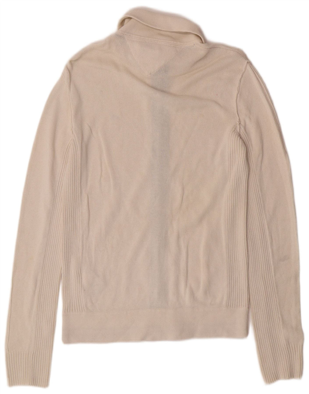 Męski sweter rozpinany Tommy Hilfiger, mały, z białej bawełny