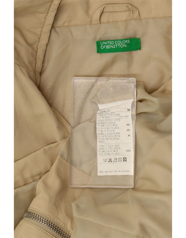 Kurtka damska Benetton UK 14, średnio beżowa, poliamidowa