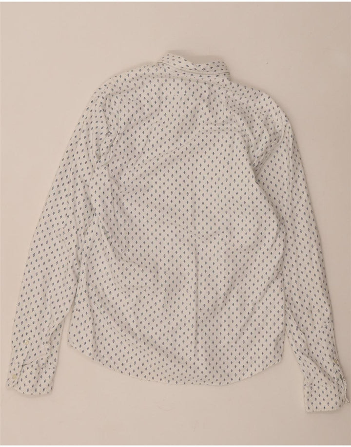 Koszula męska Scotch & Soda o klasycznym kroju, średnia, biała, bawełniana w cętki