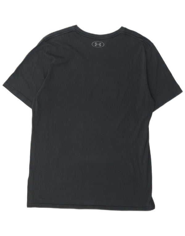 Męski t-shirt z grafiką Under Armour Heat Gear, duży, czarny