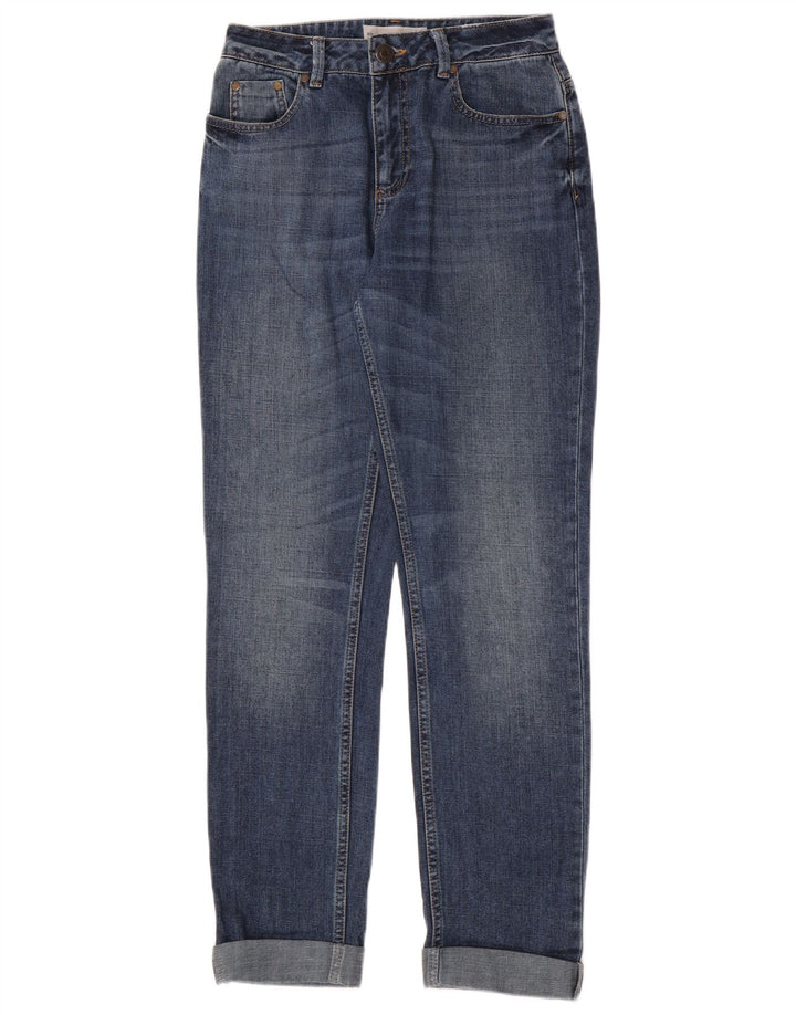 Damskie jeansy slim fit Topshop W26 L32 Niebieskie bawełniane