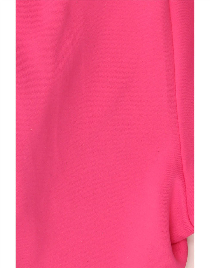 Damskie proste spodnie dresowe Adidas UK 10, małe, różowe, poliestrowe