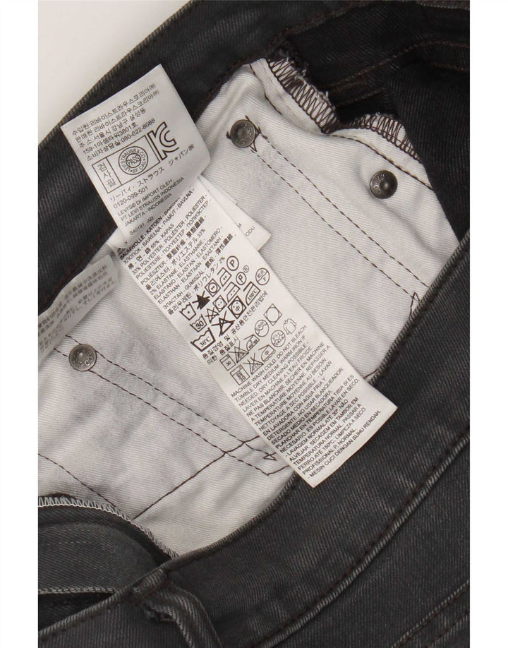 Męskie jeansy Levi's W34 L32 Szara bawełna