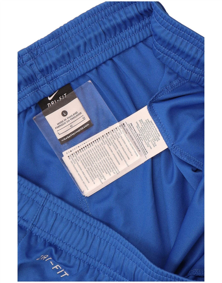 Męskie spodenki sportowe Nike Dri Fit, duże, niebieskie, z poliestru