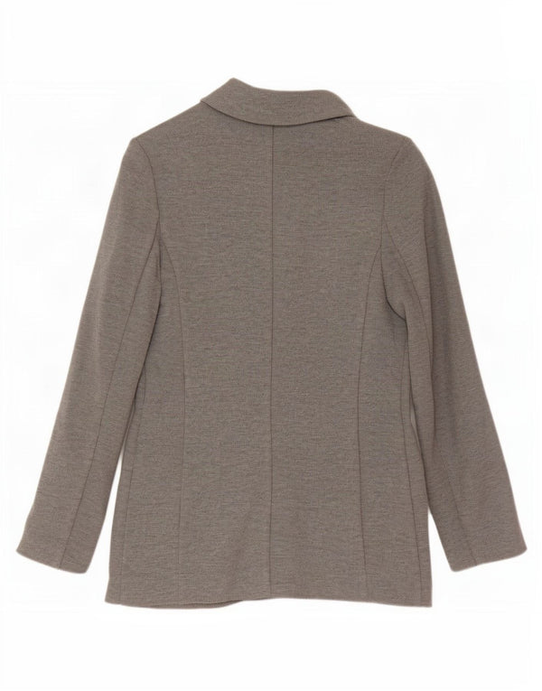 Marks & Spencer Damska marynarka o swobodnym kroju UK 6 XS, szary poliester