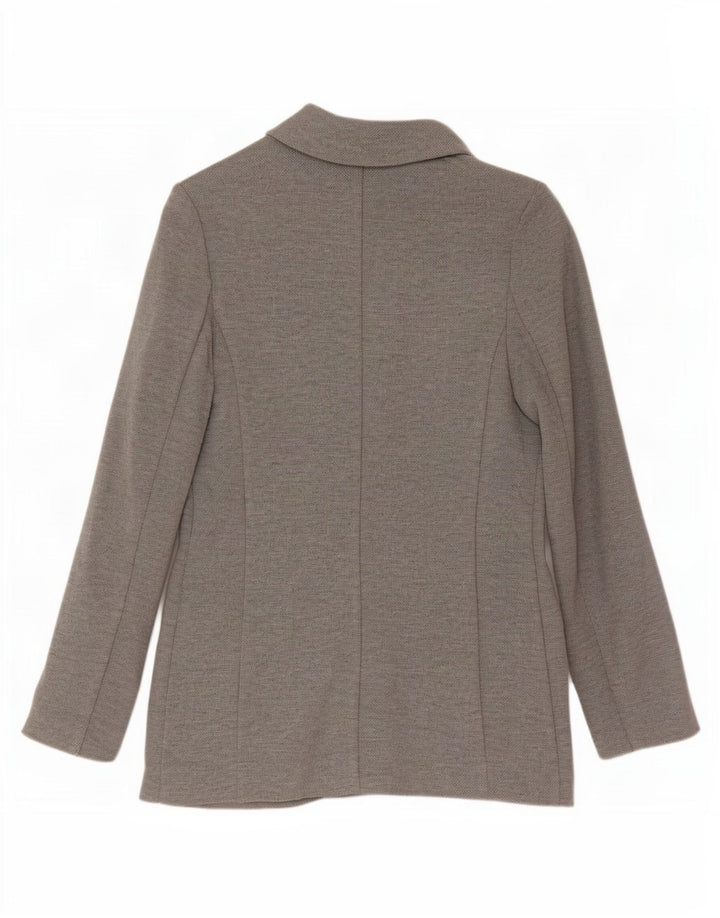 Marks & Spencer Damska marynarka o swobodnym kroju UK 6 XS, szary poliester