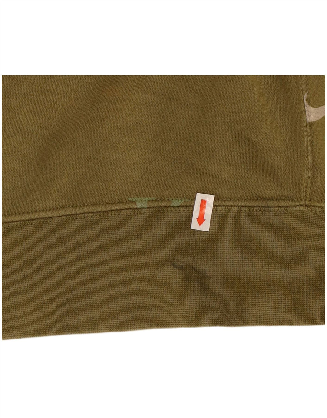 Męska bluza z kapturem Nike z grafiką, średnia, bawełniana khaki