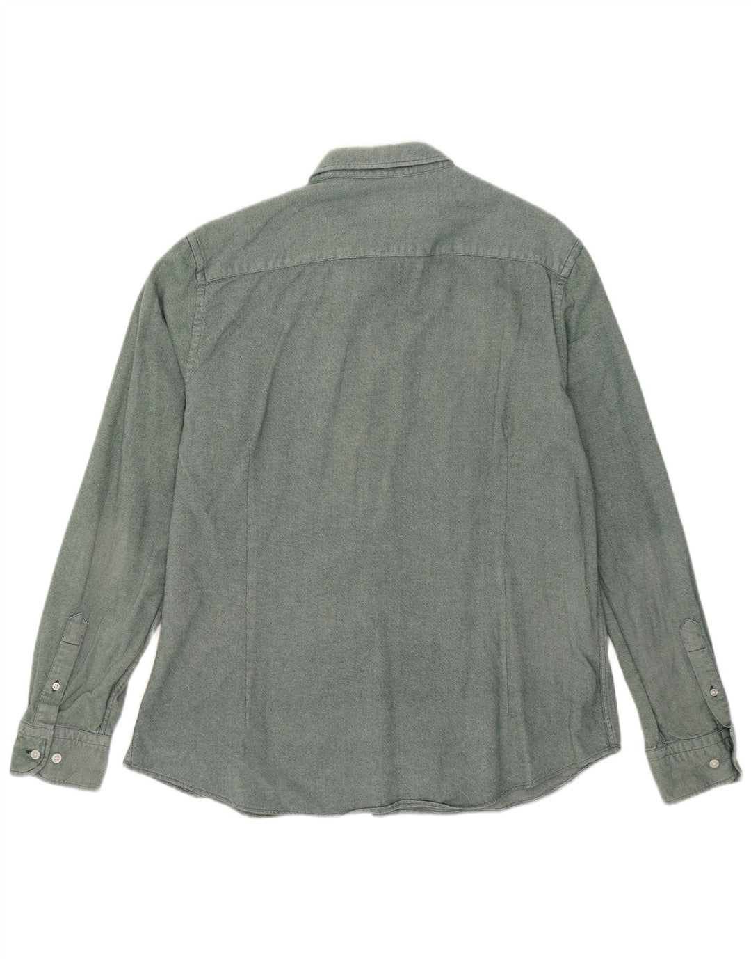 Koszula męska MASSIMO DUTTI XL, zielona, bawełniana