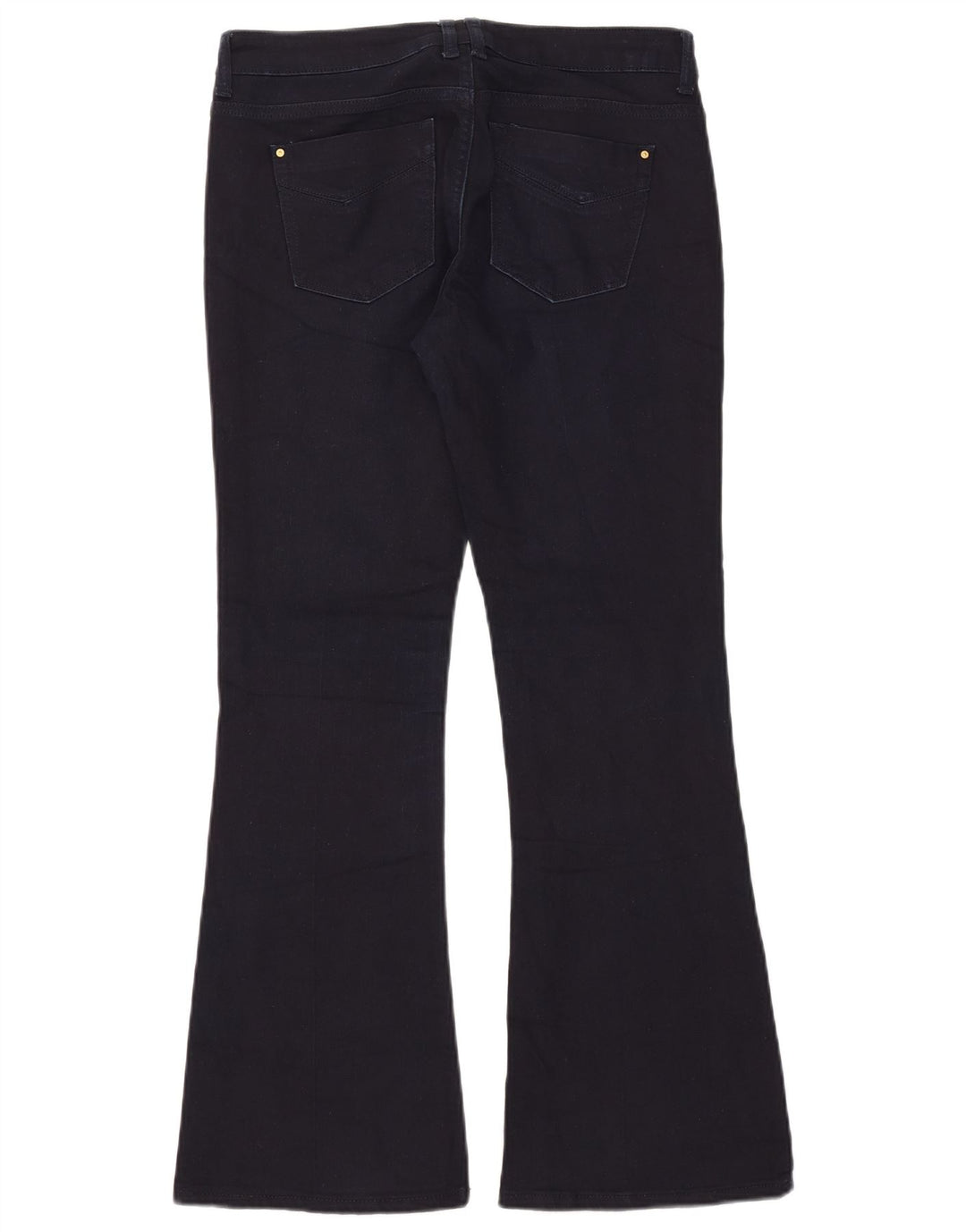 Damskie jeansy rozkloszowane Topshop W30 L30 Granatowe, bawełniane