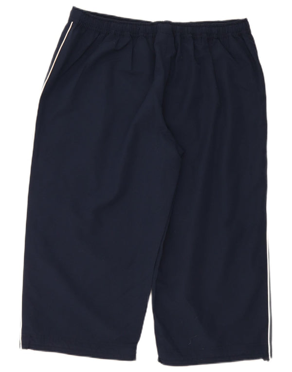 Damskie spodnie dresowe Reebok Capri UK 18 XL, granatowe, poliestrowe