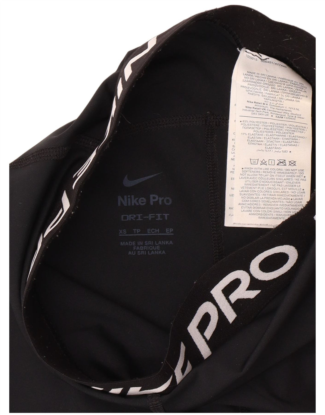 Damskie spodenki sportowe NIKE Dri Fit Graphic UK 4 XS, czarny poliester