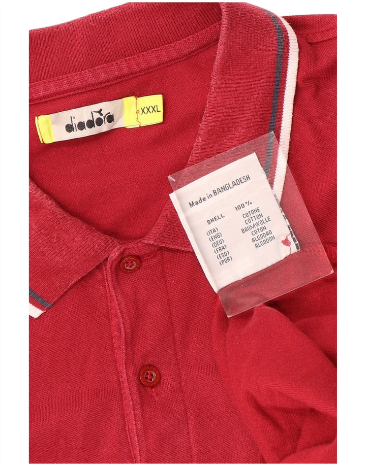 Męska koszulka polo DIADORA 3XL czerwona