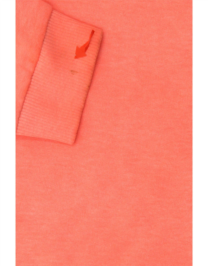 Damski sweter SUPERDRY z grafiką UK 16, duży pomarańczowy