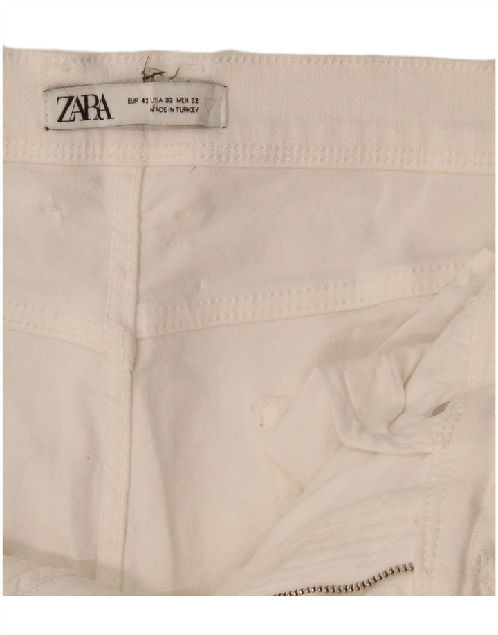 Męskie jeansy slim fit Zara EU 42 Large W32 L29 białe