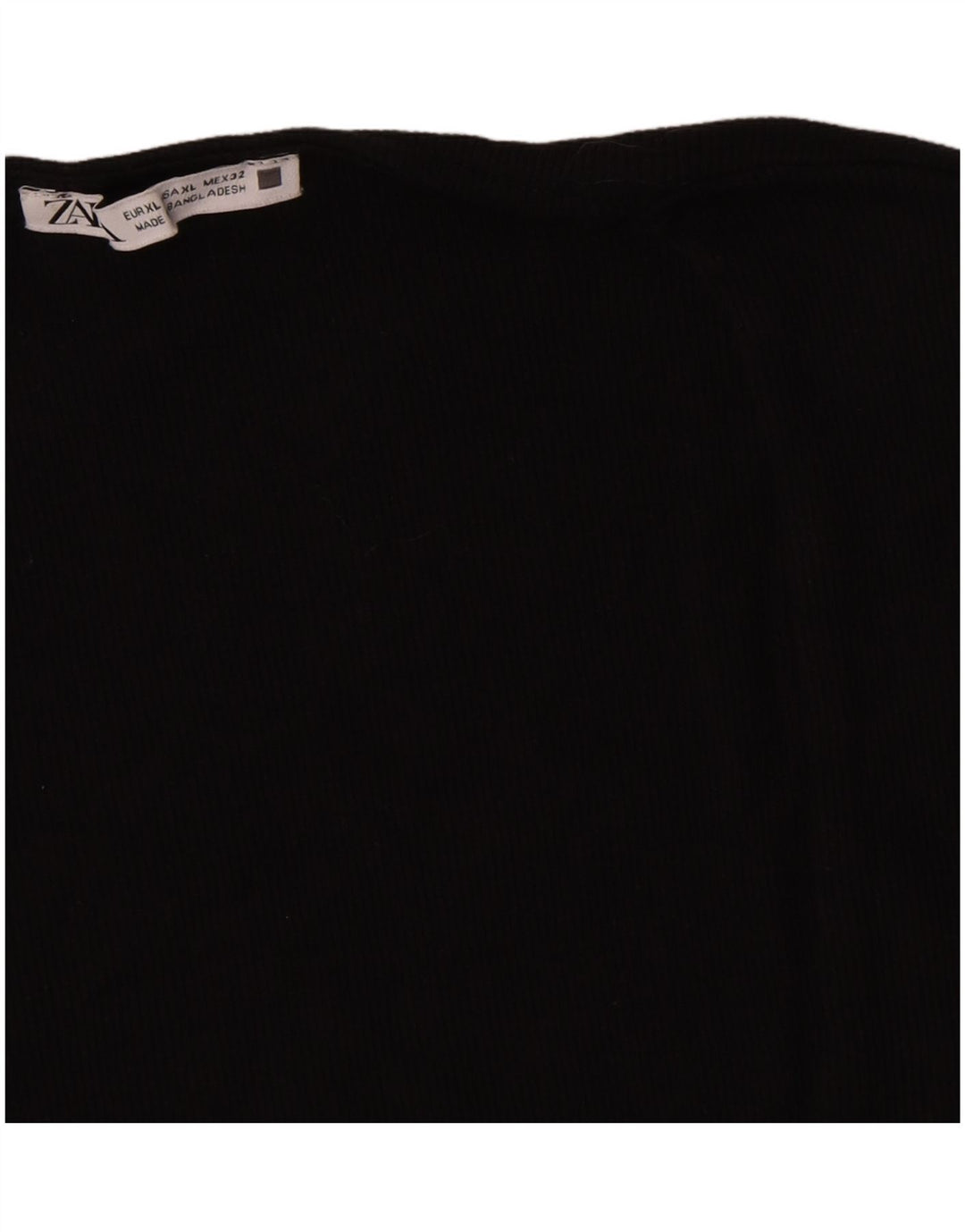 Top damski z kamizelką Zara UK 18 XL czarny