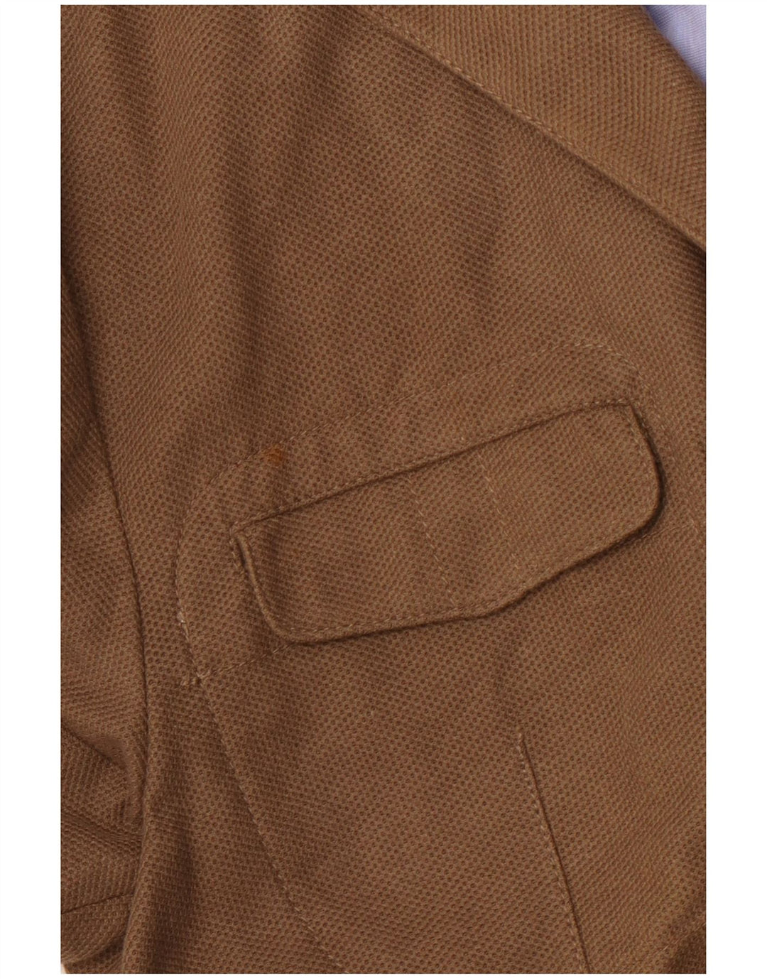 MASSIMO DUTTI Męska marynarka zapinana na 3 guziki UK 40, duża, brązowa, bawełniana