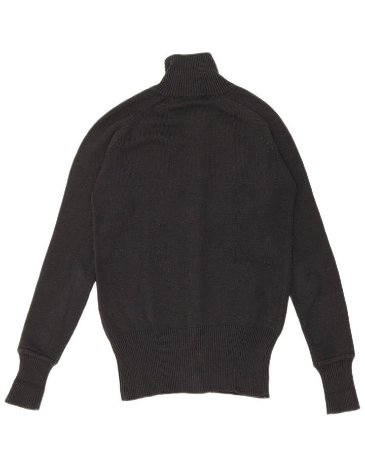 Sweter damski Zara UK 12, średni czarny, bawełniany