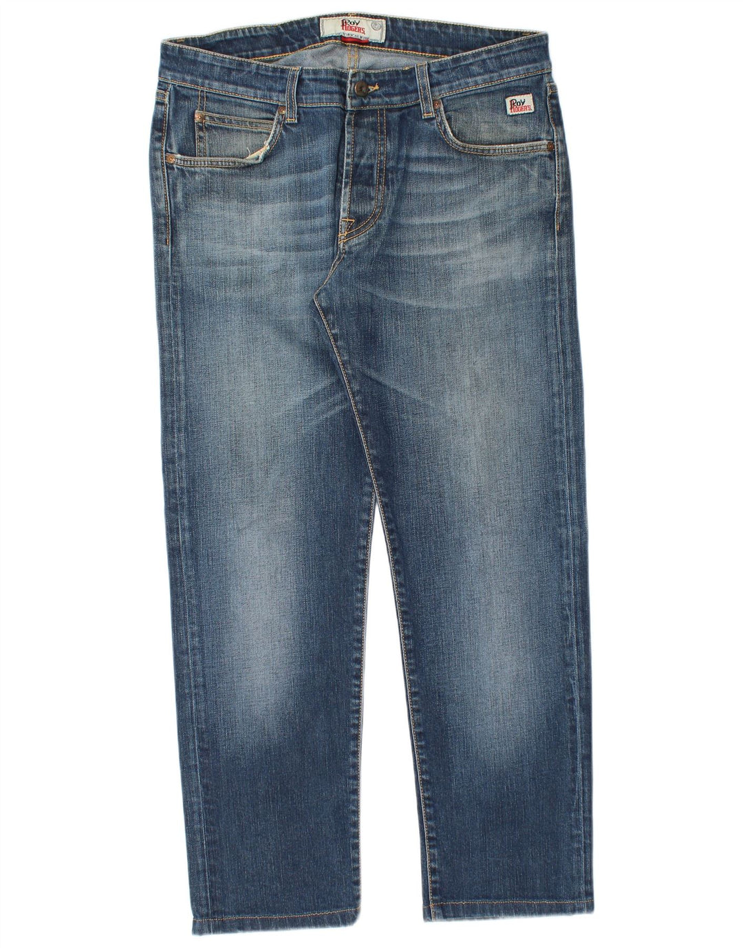 Męskie jeansy slim Roy Rogers W32 L27 Niebieskie