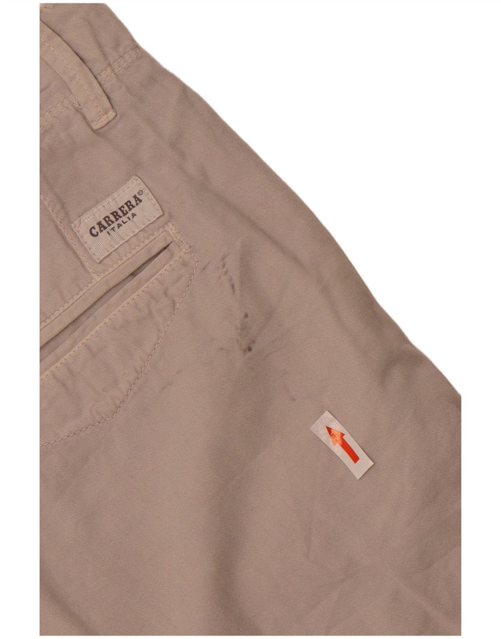 Męskie spodenki Chino Carrera IT 56 3XL W38 Szara bawełna