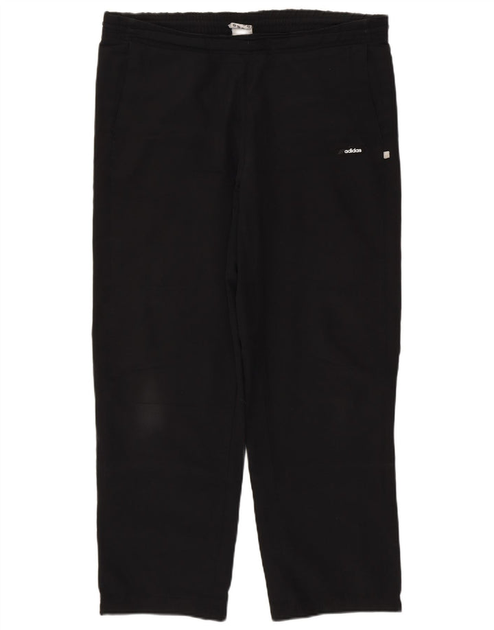 Damskie spodnie dresowe Adidas UK 14 Średni czarny poliester